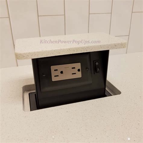 kitchen countertop outlet box